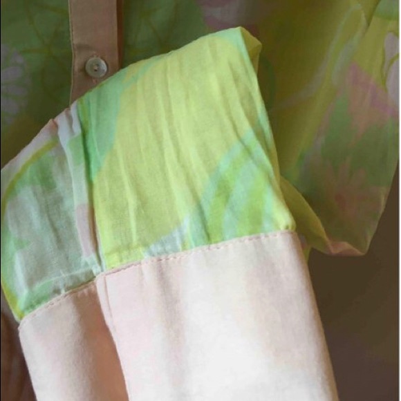 Semi-sheer summer shirt. Boho 60’s style - Picture 4 of 5